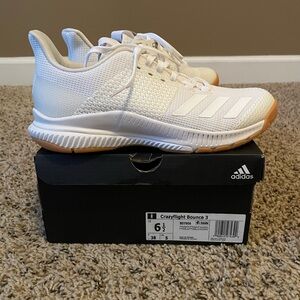 Adidas White Sneakers Sleek Mesh Design